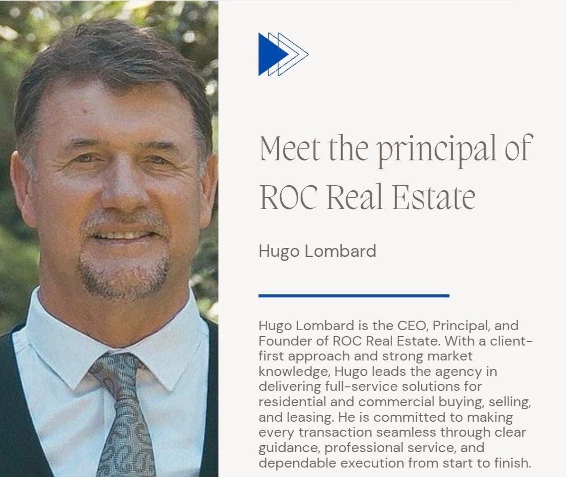 Hugo Lombard — Founder and Principal, ROC Real Estate